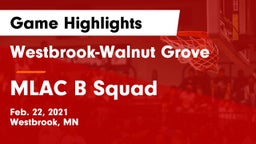 Westbrook-Walnut Grove  vs MLAC B Squad Game Highlights - Feb. 22, 2021