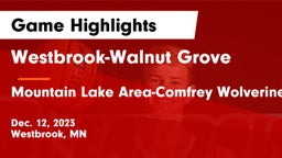 Westbrook-Walnut Grove  vs Mountain Lake Area-Comfrey Wolverines Game Highlights - Dec. 12, 2023