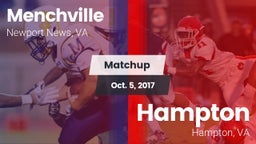 Matchup: Menchville vs. Hampton  2017