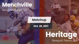 Matchup: Menchville vs. Heritage  2017