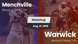 Matchup: Menchville vs. Warwick  2018