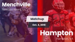 Matchup: Menchville vs. Hampton  2018