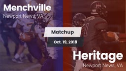 Matchup: Menchville vs. Heritage  2018