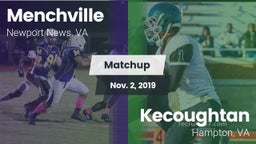 Matchup: Menchville vs. Kecoughtan  2019