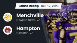 Recap: Menchville  vs. Hampton  2023