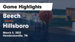 Beech  vs Hillsboro Game Highlights - March 5, 2022