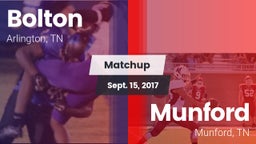 Matchup: Bolton vs. Munford  2017