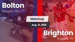Matchup: Bolton vs. Brighton  2018