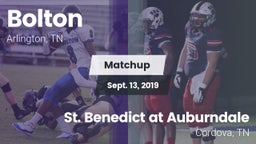 Matchup: Bolton vs. St. Benedict at Auburndale   2019