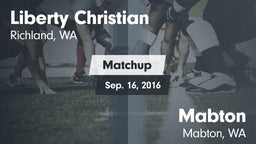 Matchup: Liberty Christian vs. Mabton  2016
