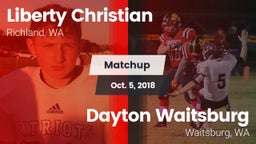 Matchup: Liberty Christian vs. Dayton Waitsburg  2018