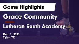 Grace Community  vs Lutheran South Academy Game Highlights - Dec. 1, 2023