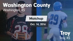 Matchup: Washington County vs. Troy  2016