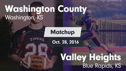 Matchup: Washington County vs. Valley Heights  2016