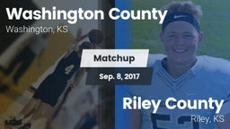Matchup: Washington County vs. Riley County  2017