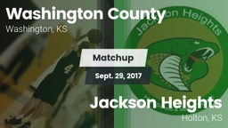 Matchup: Washington County vs. Jackson Heights  2017