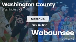 Matchup: Washington County vs. Wabaunsee  2016