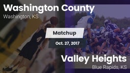 Matchup: Washington County vs. Valley Heights  2017