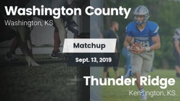 Matchup: Washington County vs. Thunder Ridge  2019