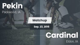 Matchup: Pekin vs. Cardinal  2016