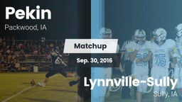 Matchup: Pekin vs. Lynnville-Sully  2016