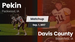 Matchup: Pekin vs. Davis County  2017