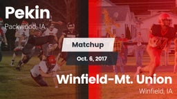 Matchup: Pekin vs. Winfield-Mt. Union  2017