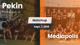 Matchup: Pekin vs. Mediapolis  2018