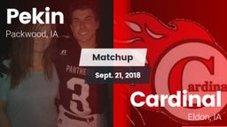 Matchup: Pekin vs. Cardinal  2018