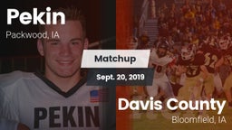 Matchup: Pekin vs. Davis County  2019
