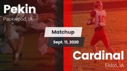 Matchup: Pekin vs. Cardinal  2020