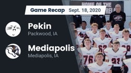 Recap: Pekin  vs. Mediapolis  2020