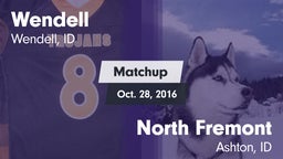 Matchup: Wendell vs. North Fremont  2016