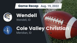 Recap: Wendell  vs. Cole Valley Christian  2022
