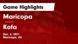 Maricopa  vs Kofa  Game Highlights - Dec. 6, 2021