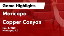 Maricopa  vs Copper Canyon  Game Highlights - Jan. 1, 2022