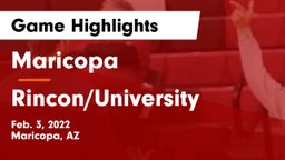 Maricopa  vs Rincon/University  Game Highlights - Feb. 3, 2022