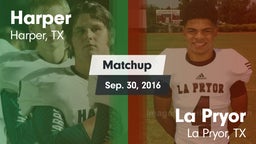 Matchup: Harper vs. La Pryor  2016