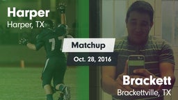 Matchup: Harper vs. Brackett  2016