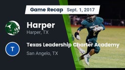 Recap: Harper  vs. Texas Leadership Charter Academy  2017