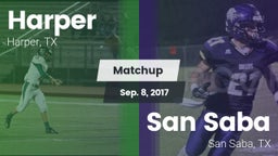 Matchup: Harper vs. San Saba  2017