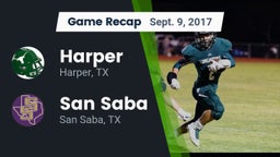 Recap: Harper  vs. San Saba  2017