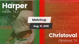 Matchup: Harper vs. Christoval  2018