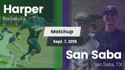 Matchup: Harper vs. San Saba  2018