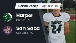 Recap: Harper  vs. San Saba  2018