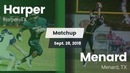 Matchup: Harper vs. Menard  2018