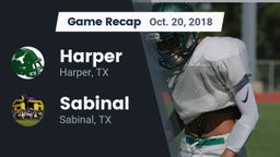 Recap: Harper  vs. Sabinal  2018