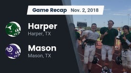 Recap: Harper  vs. Mason  2018