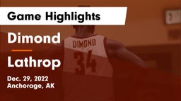 Dimond  vs Lathrop  Game Highlights - Dec. 29, 2022