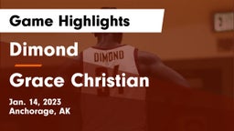 Dimond  vs Grace Christian  Game Highlights - Jan. 14, 2023